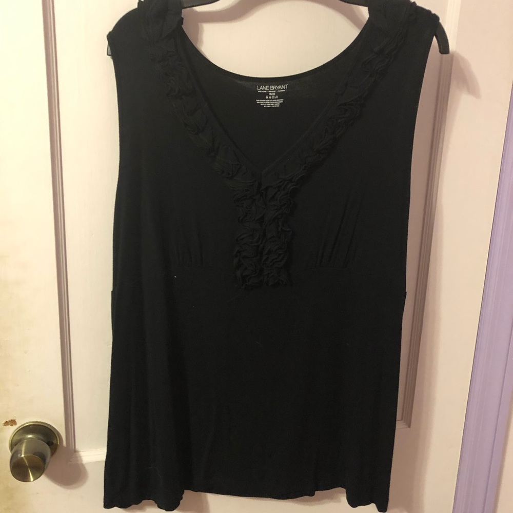 Black tank top